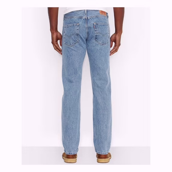 Levis Men’s 505 Regular Fit Jeans Light Stone Wash 31×30