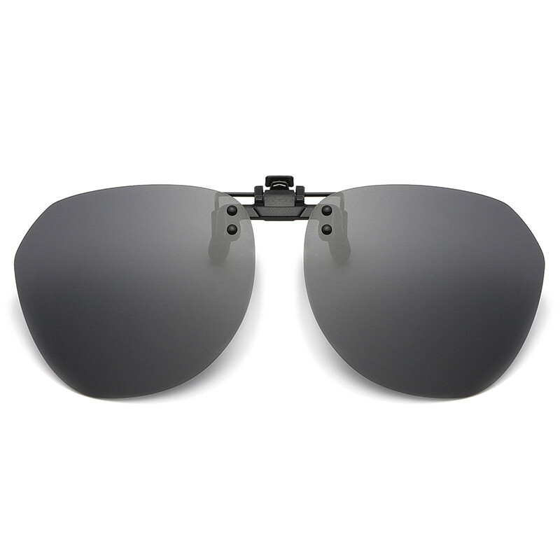Polarized Clip-on Sunglasses Anti-glare Lightweight Flip Up Driving Sun Glasses