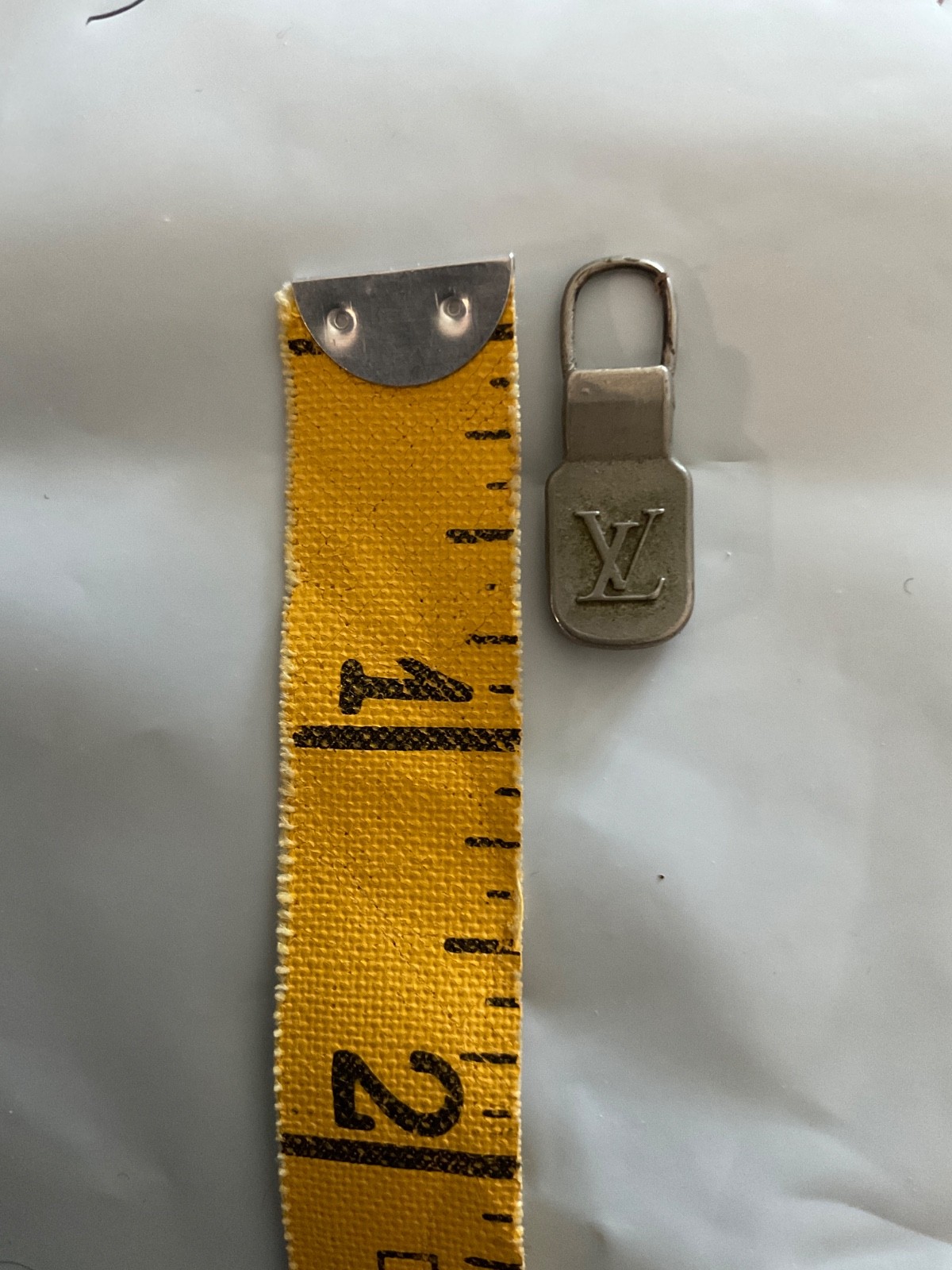 Louis Vuitton Metal Zipper Pull Vintage Repair Reuse Replace Crafts