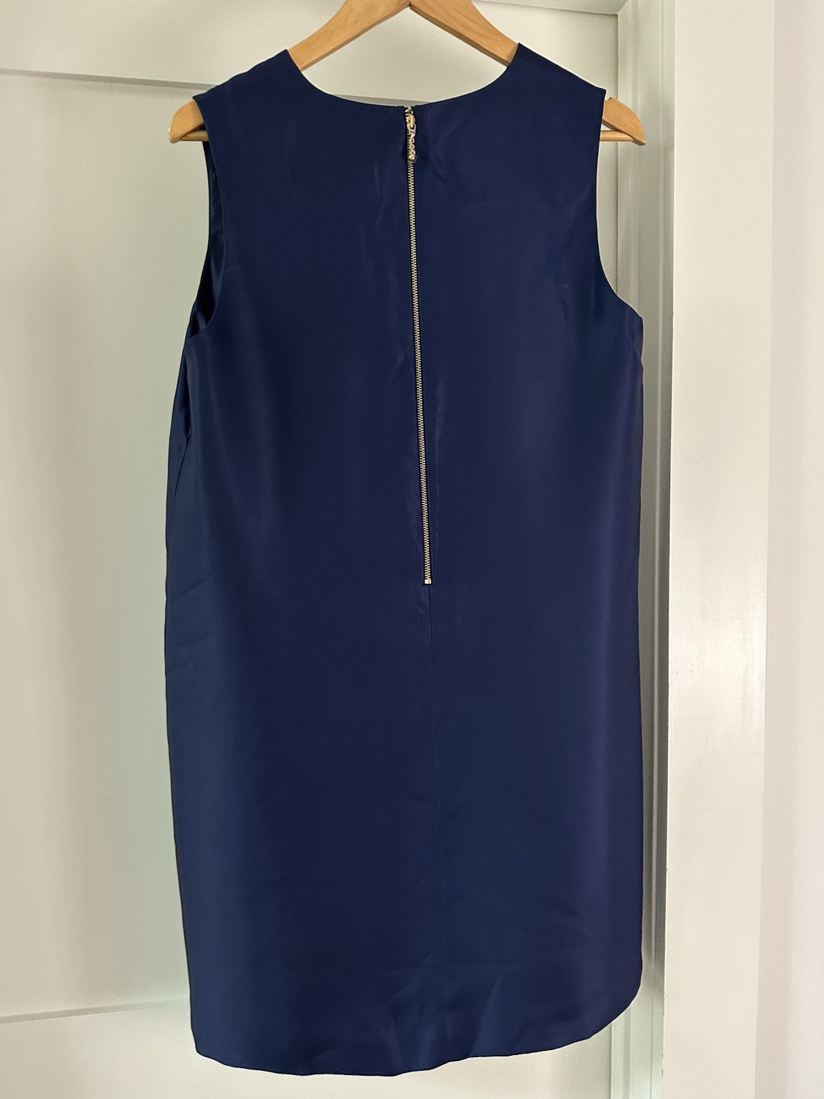 Kate Spade Keri Shift Dress Navy Blue Sz 10 Mini Minimalist Classic A-line