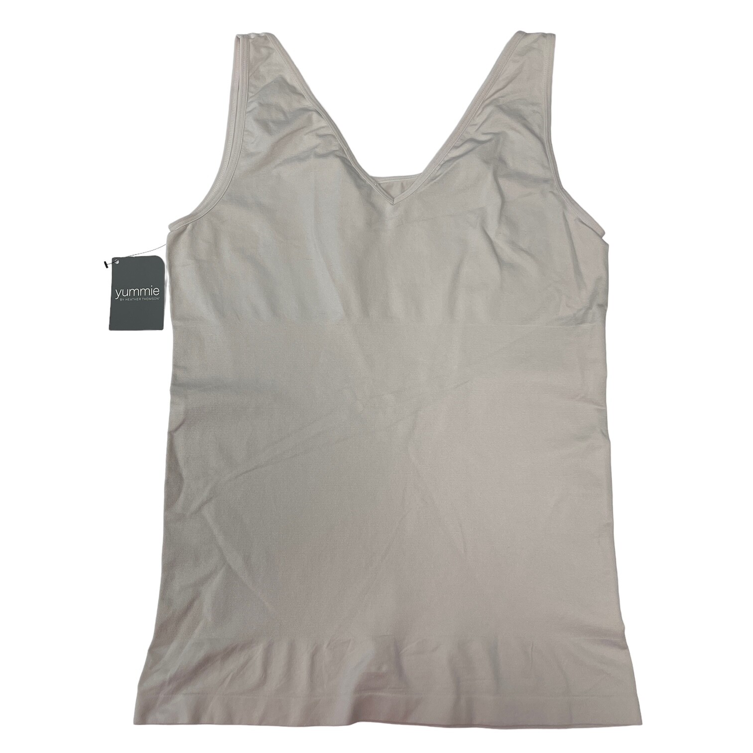 Yummie Tank Top Seamless 2 Way Shaper V Neck Scoop Cami Slimmer Moderate Control