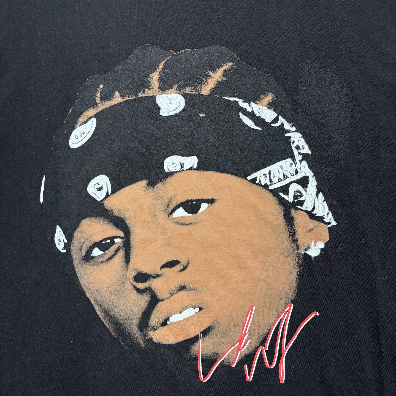 Lil Wayne Big Face T-Shirt Men’s XL Moneyteam Rap Tee American Apparel Weezyana