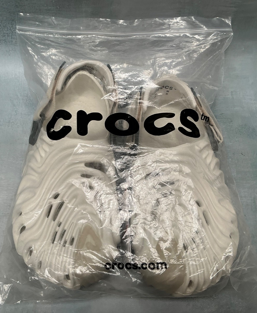 Crocs Salehe Bembury Pollex White Clog W/8 M/6 NWT