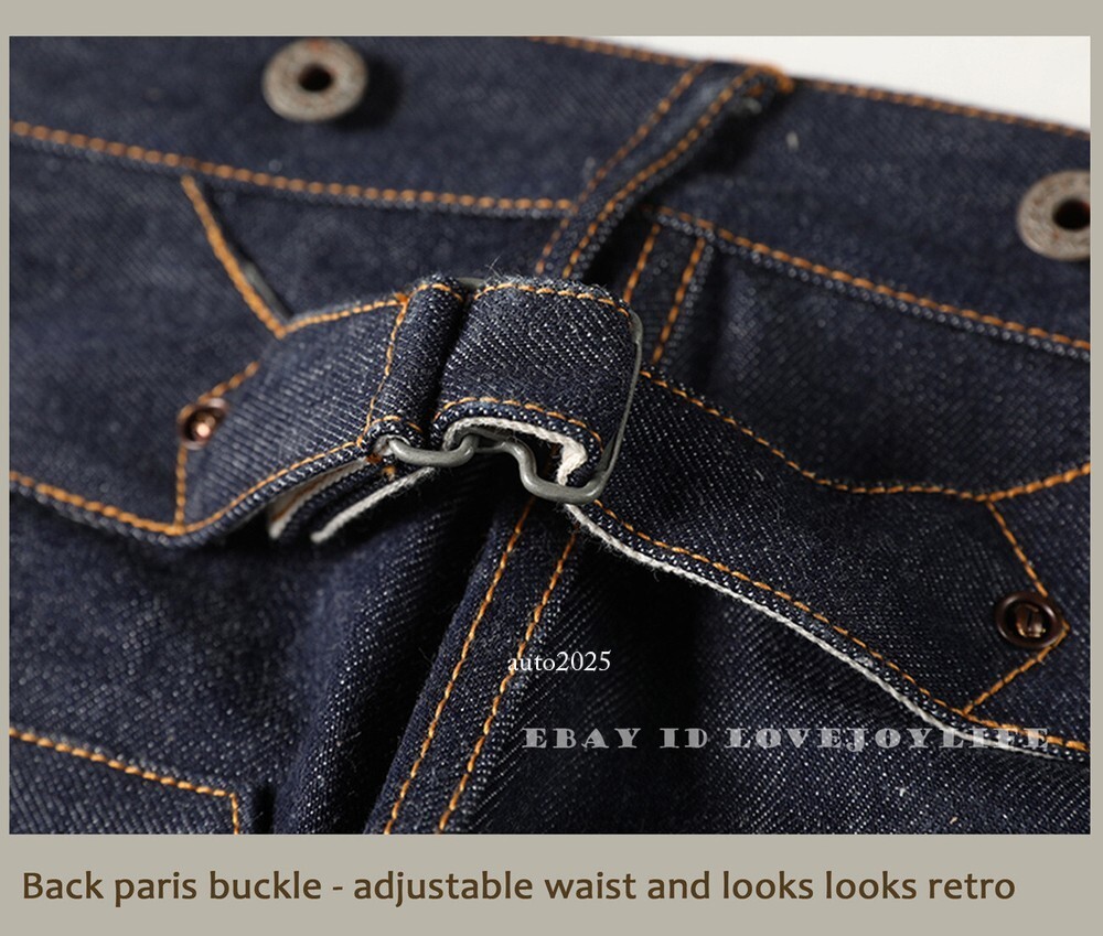 Red Tornado Vintage 16.5oz Men Jeans Shrink To Fit Denim Selvage Button Fly
