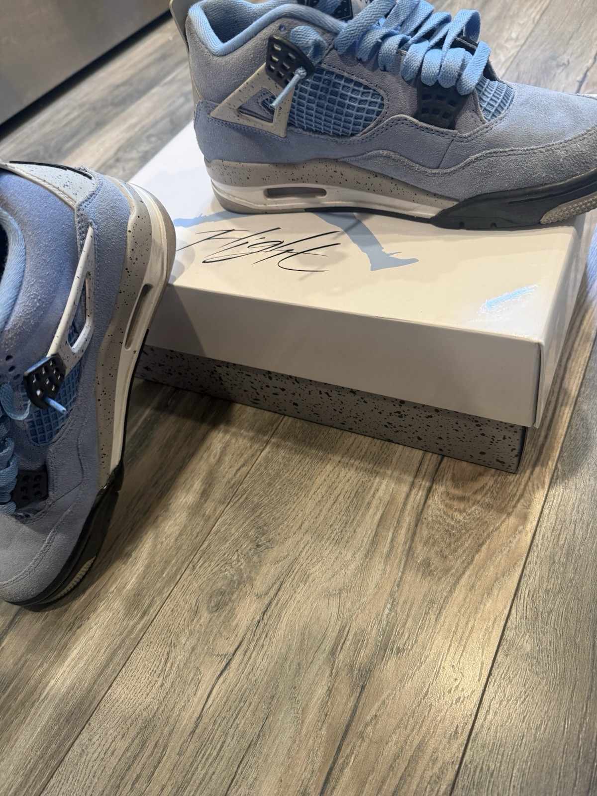 Air Jordan 4 retro “University Blue/Black” 2021 CT8527-400 Size 7.5 men’s