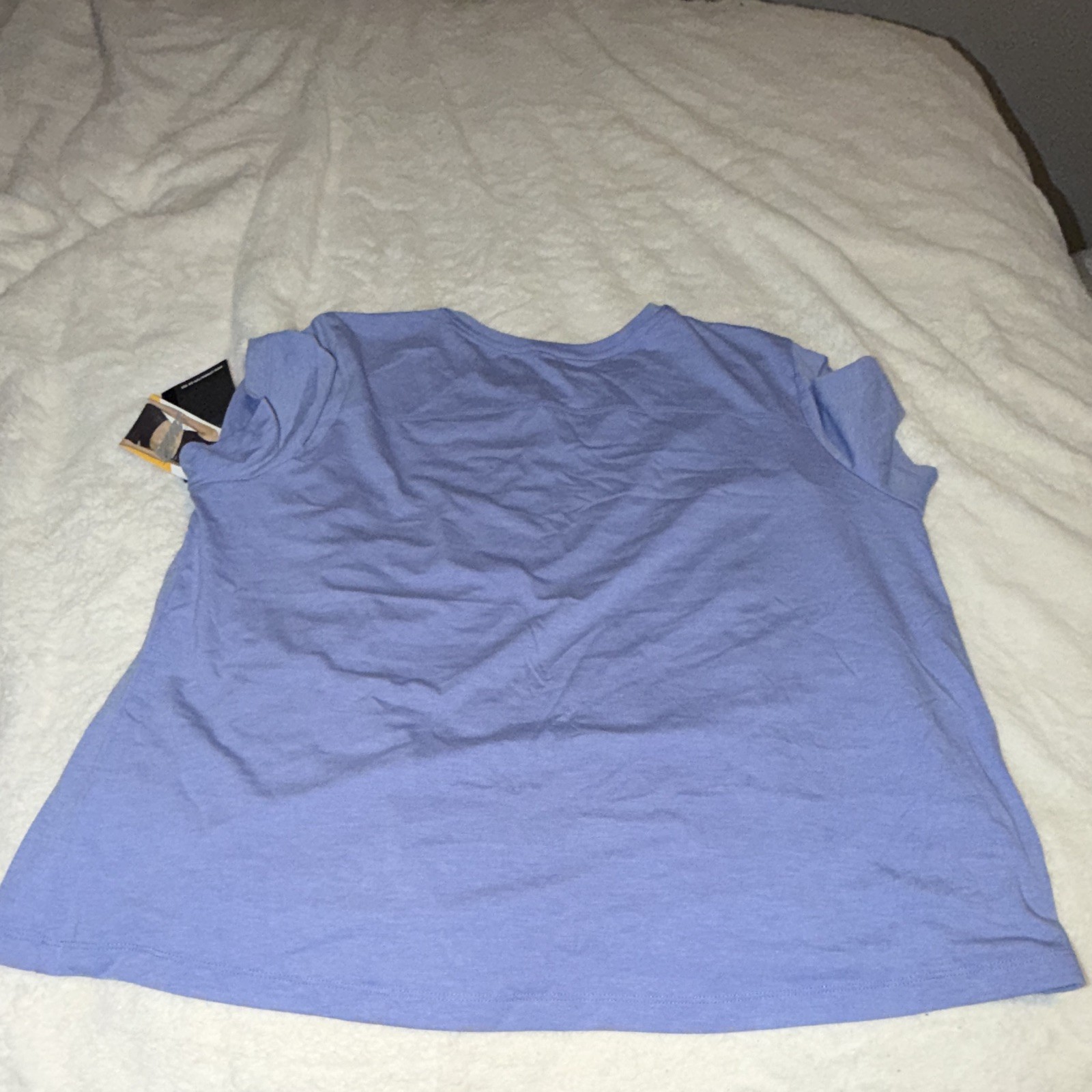 Avia Women’s Breathable Crew Neck Activewear T-Shirt Purple XXL Plus