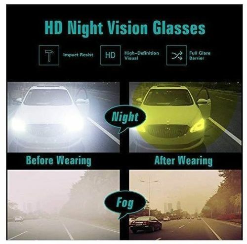 Tac HD Polarized Day Night Vision glasses Men Driving Sports Aviator sunglasses
