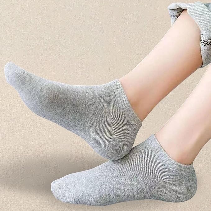 Looknniy 20 Pairs Low Cut Ankle Socks Women No Show Breathable Athletic