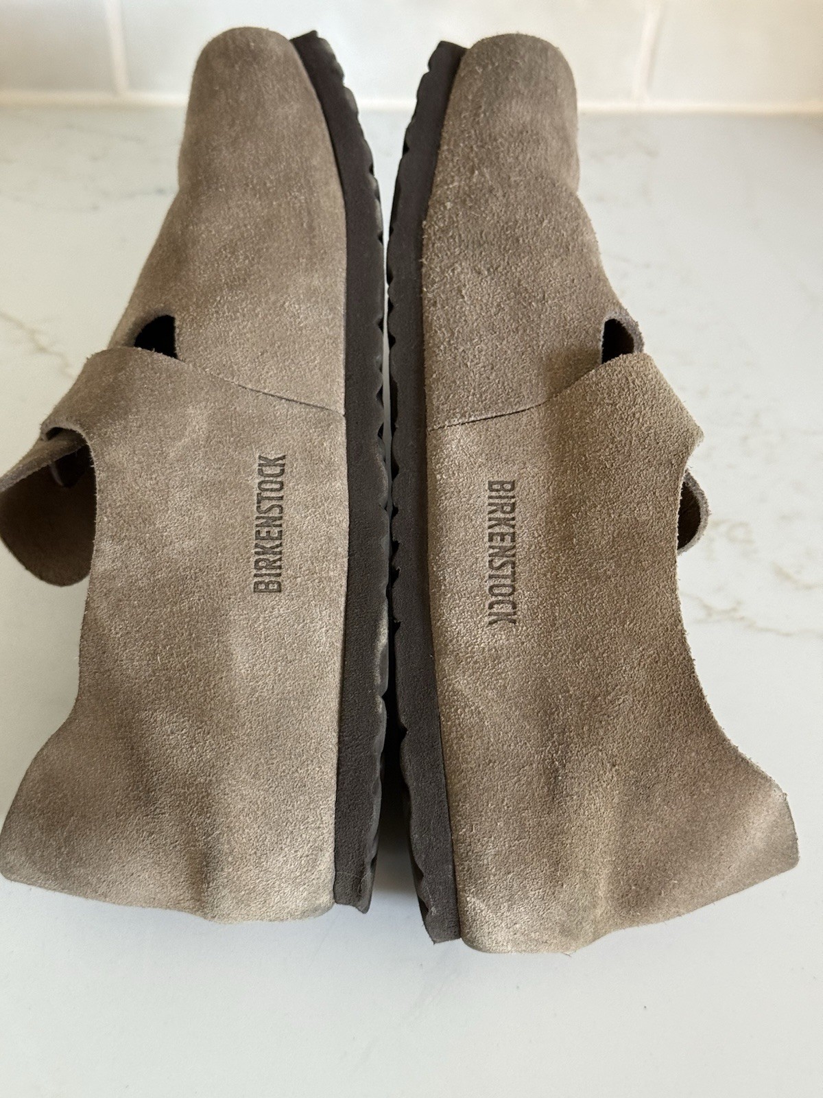 Birkenstock London Bs Color Taupe Suede Clog EU 39/US W8 M6