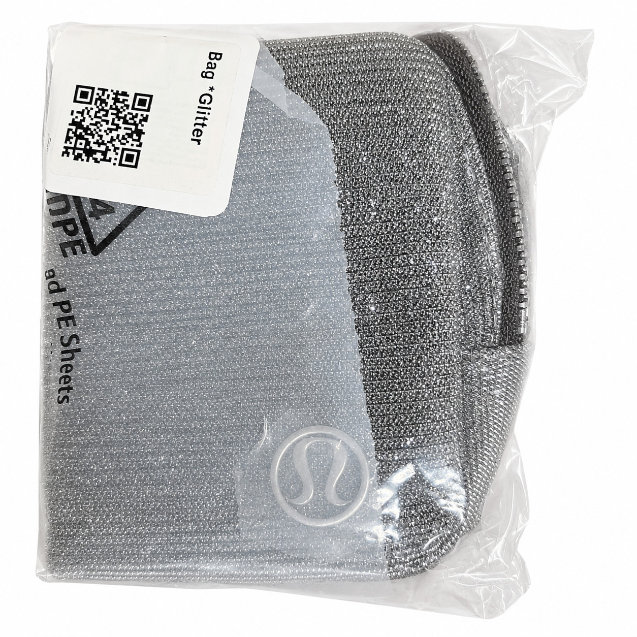 NWT Lululemon Everywhere Belt Bag Glitter Dark Silver/Graphite Grey/Silver