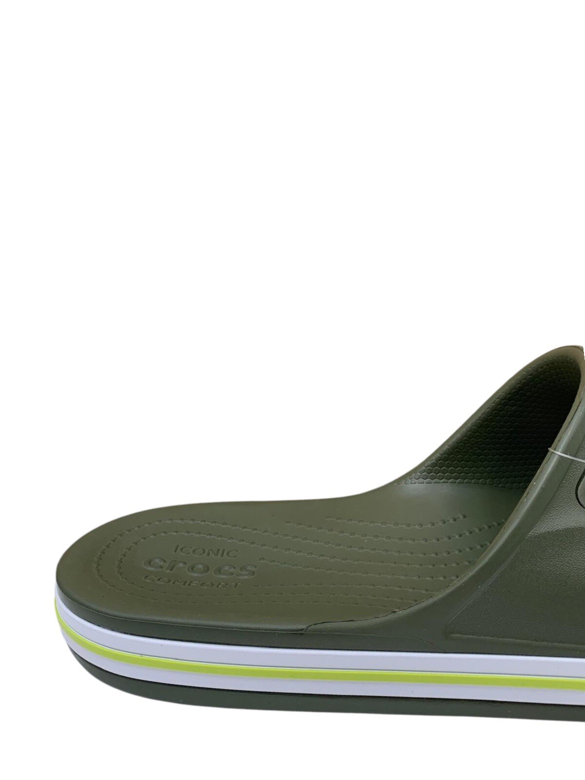 Crocs Bayaband Men’s Slide Sandals Size 10 Army Green Water Friendly
