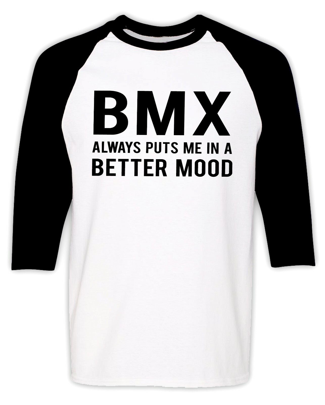 BMX Ride T Shirt Funny Bicycle Cycling Riding Bike Biker Humor Raglan Sleeve Tee