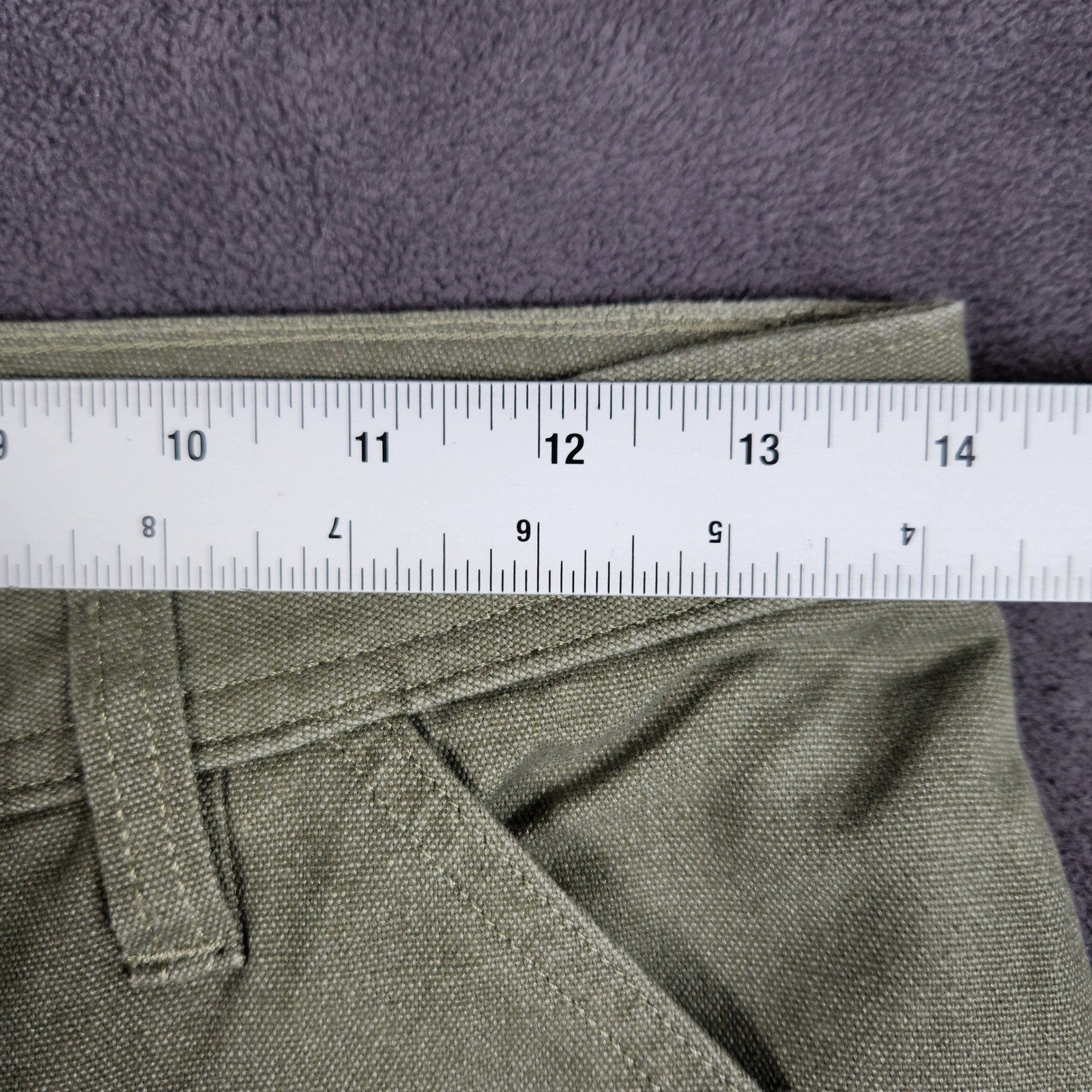 Patagonia Slim All Seasons Hemp Pants Womens 4 Fatigue Green Cargo Straight Leg