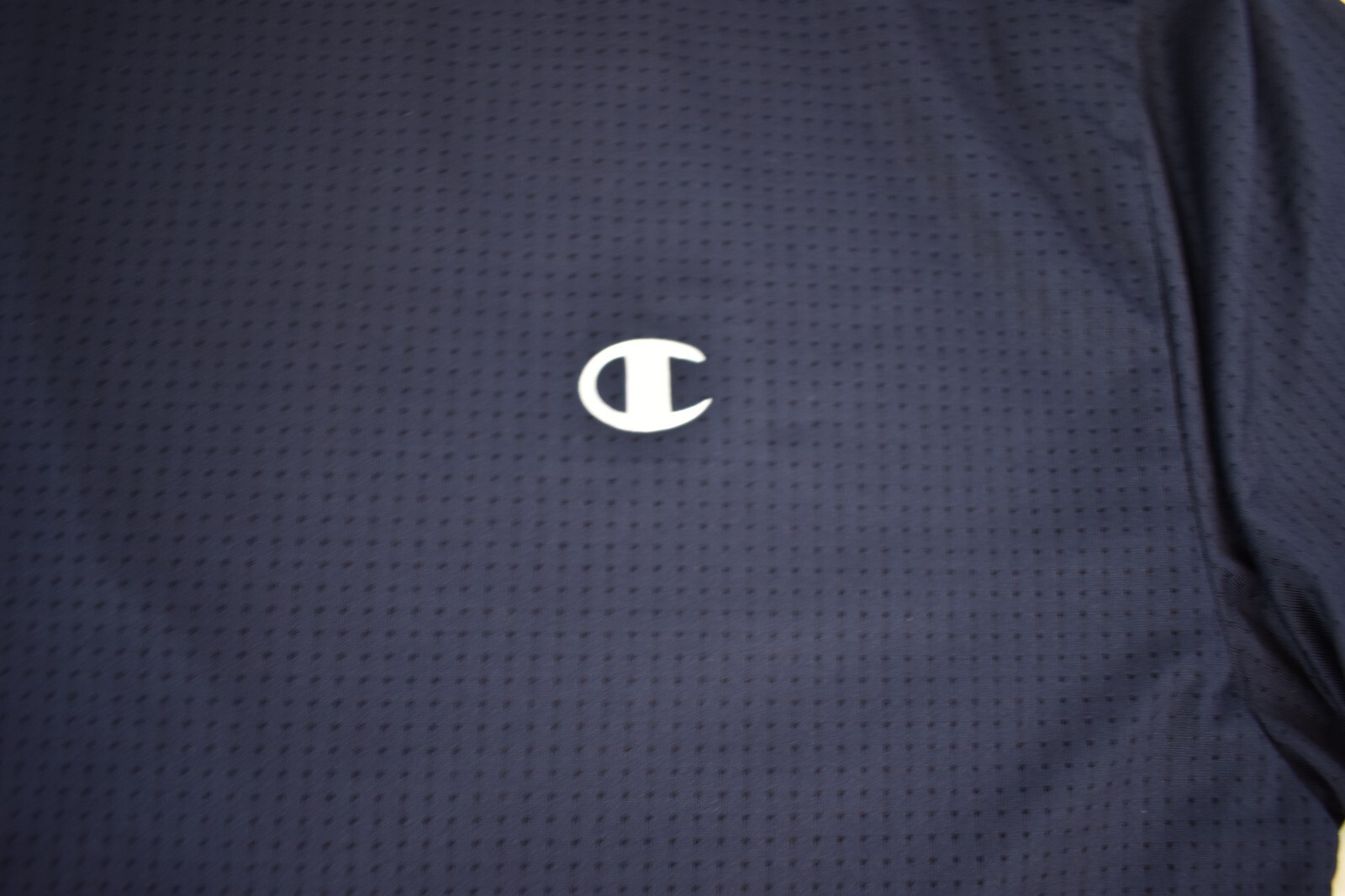 Champion Authentic Activewear Mens Navy Breathable Mesh Shirt New L