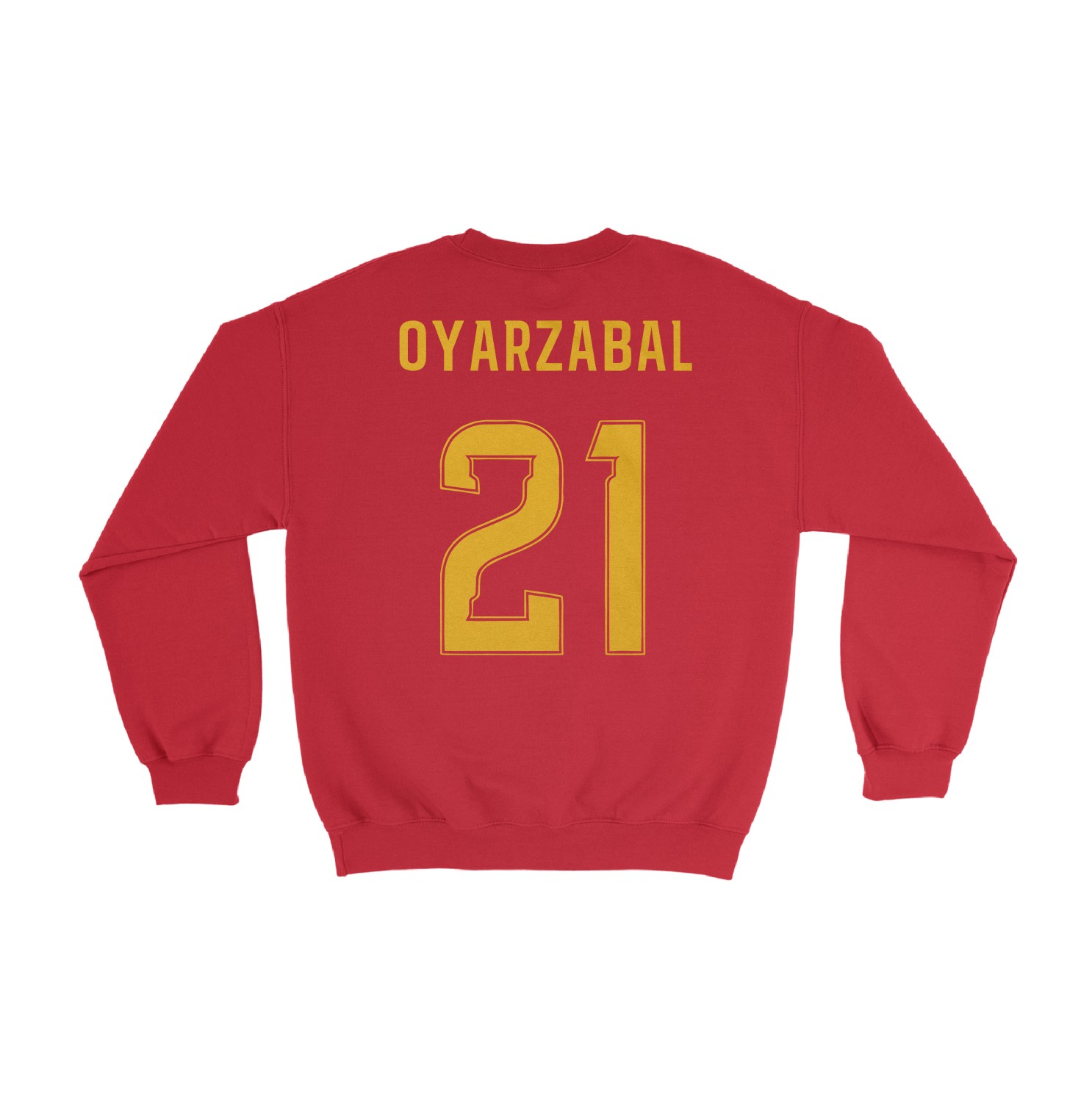 Spain Soccer Pride Oyarzabal 21 Two-Sided Tribute Unisex Crewneck Sweatshirt