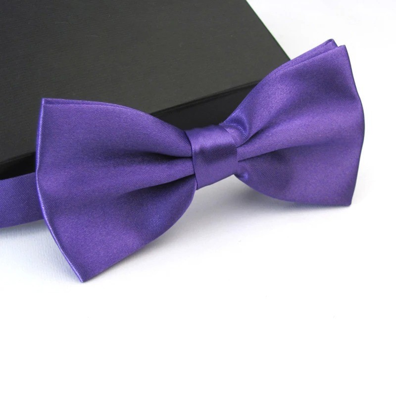 Mens Pre-tied Satin Bow Tie Adjustable Formal Tuxedo Wedding Party Necktie New