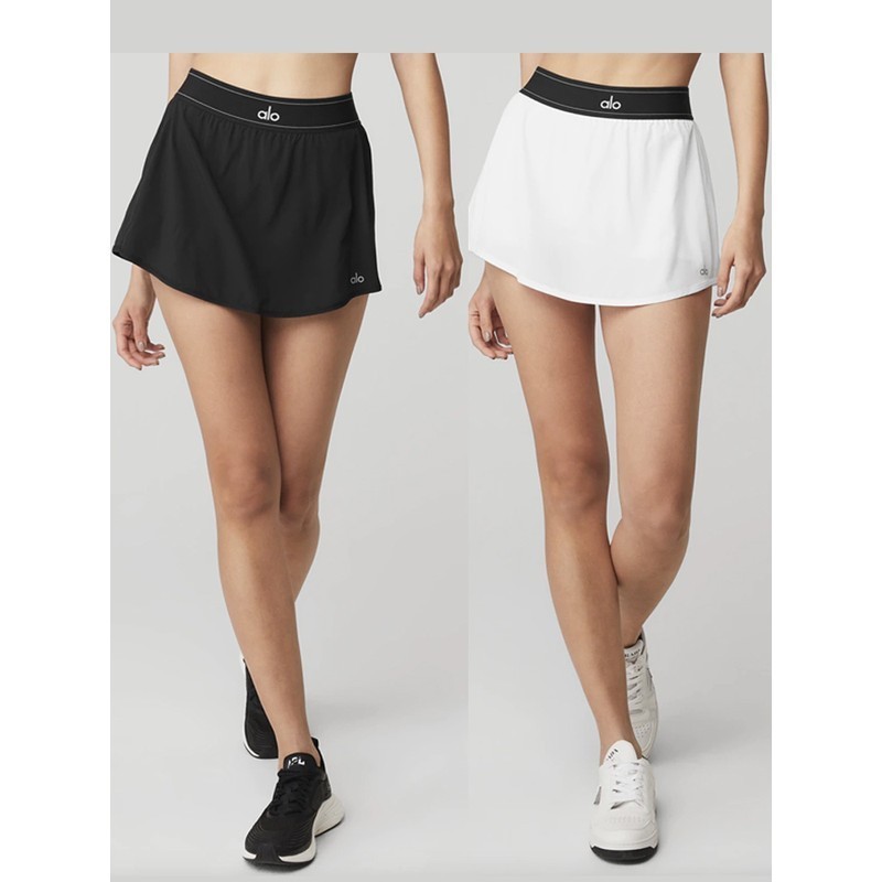 ALO Women’s Tennis Skirt / Skort NWT – White/Black