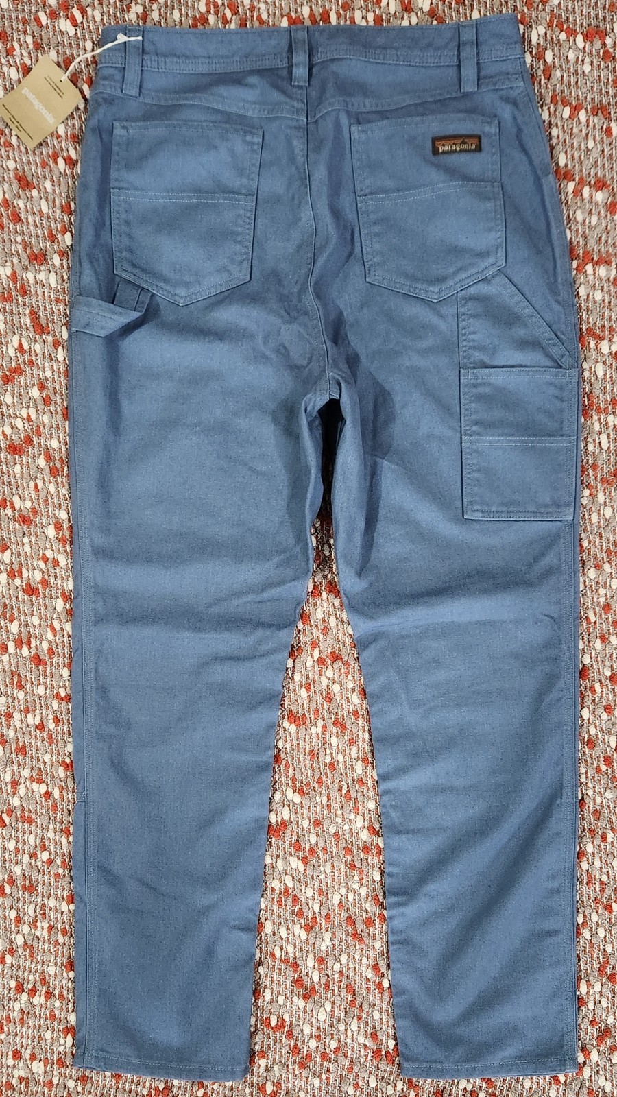 NWT Patagonia Women’s Slim All Seasons Hemp Pants in Blue; Size 12 SHORT