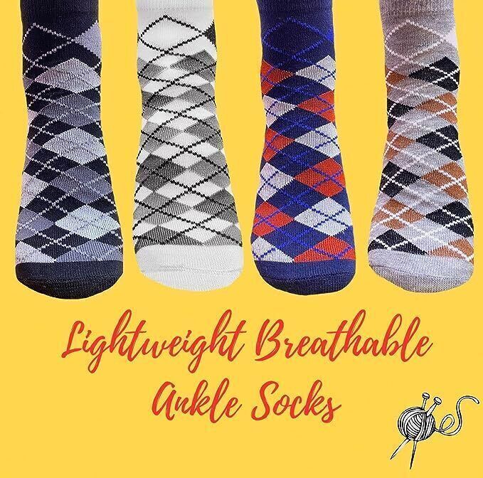 12 Pairs Mens Ankle Quarter Athletic Socks Cotton Low Cut Casual Size 9-11,10-13