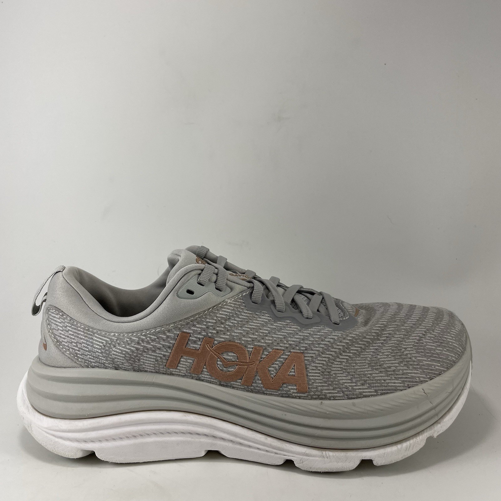 Hoka Gaviota 5 Wide Womens Size 10 D Harbor Mist/Rose Gold Running Shoes