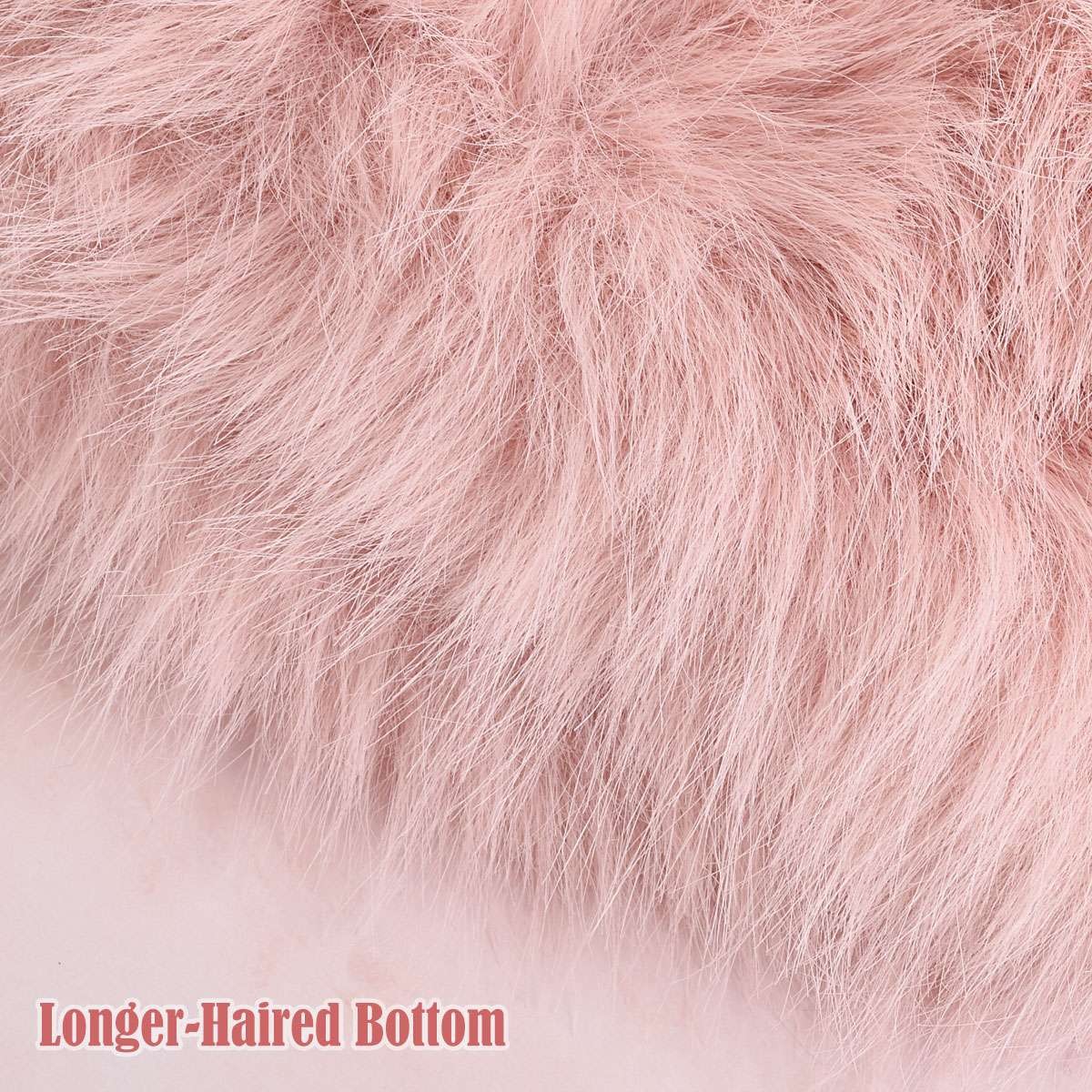 Winter Thickened Faux Fur Hat for Women Warm Plush Fluffy Outdoor Cap