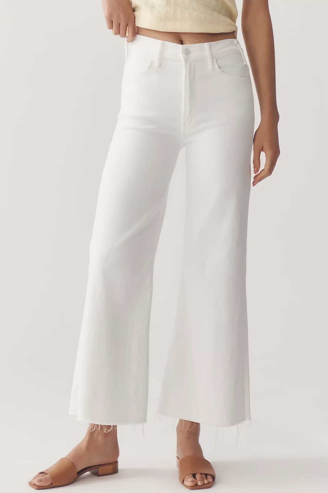 Anthropologie MOTHER The Hustler Roller High-Rise Ankle Jeans