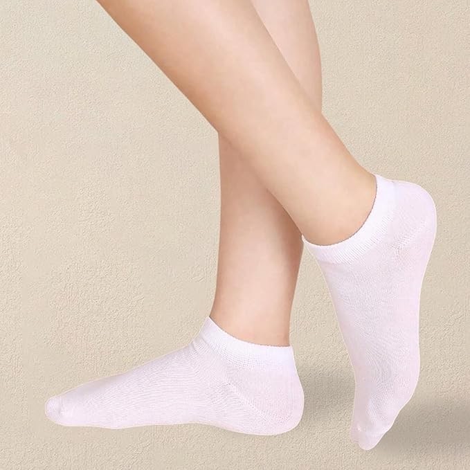 Looknniy 20 Pairs Low Cut Ankle Socks Women No Show Breathable Athletic