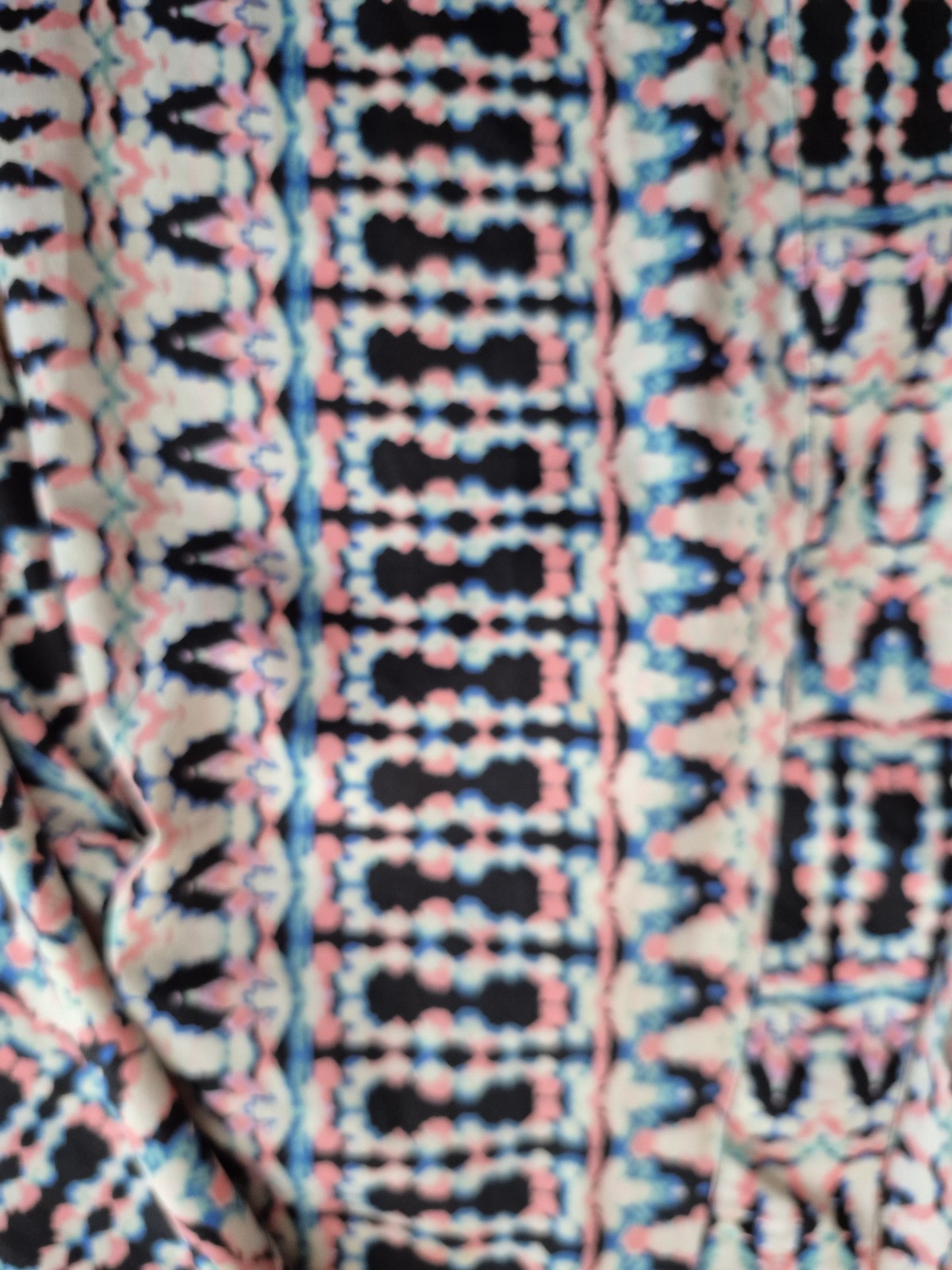 Fun & Flirt Women’s Geometric Multicolor Fringe Woven Polyester Shawl/Wrap
