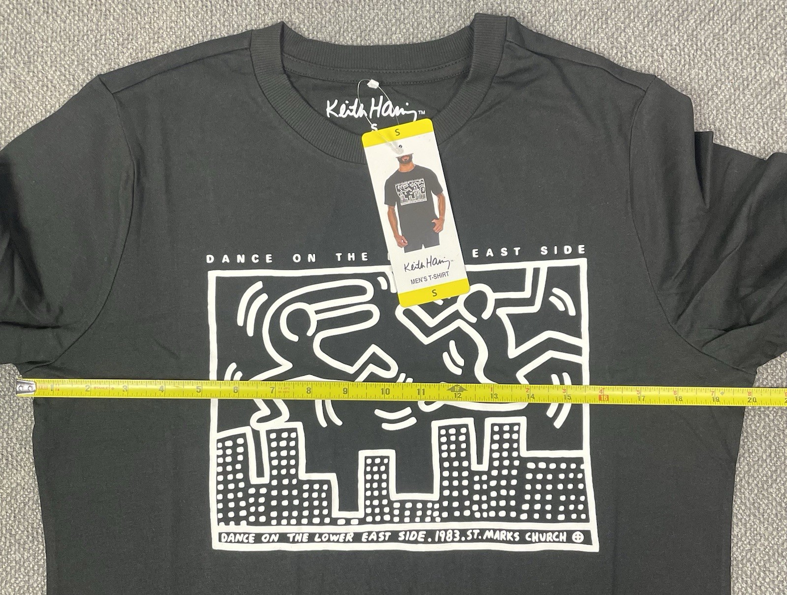 Keith Haring Men’s Graphic Tee Blue/Beige/Black Pick Size S, M, L, XL, XXL NWT