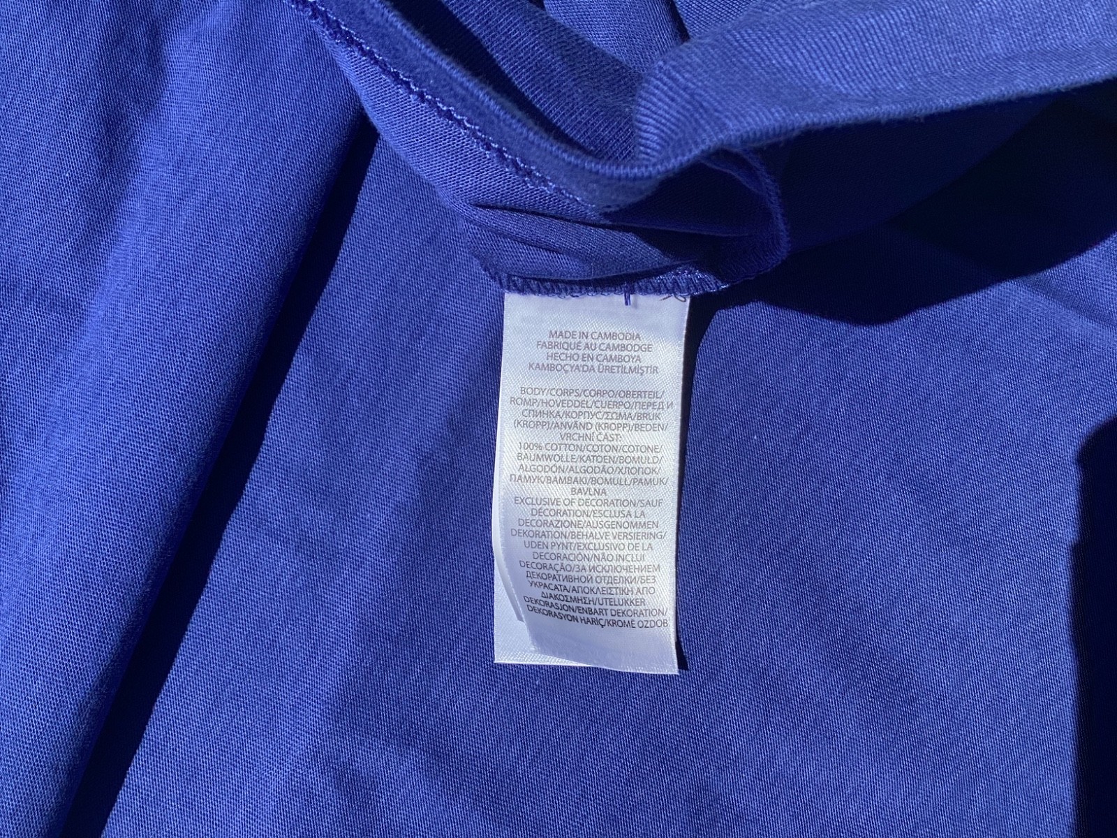 Men’s Size 4XB Polo Ralph Lauren short sleeve T-shirt crew neck Royal Blue