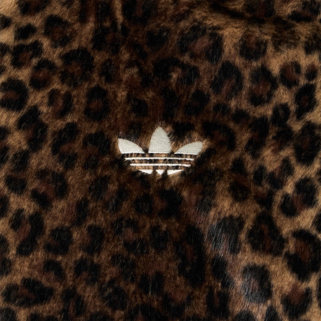 Adidas Originals FW25 JQD TT Track Top Leopard Casual Jacket KU9407 Asian Size