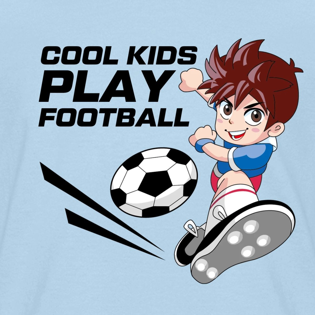 Cool Kids Play Football Kid’s T-Shirt