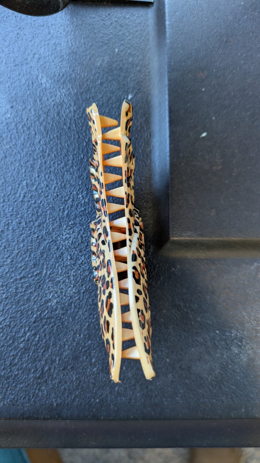 Lot of 2 Vintage Style Claw Hair Clips – Leopard Print + Turquoise Butterfly