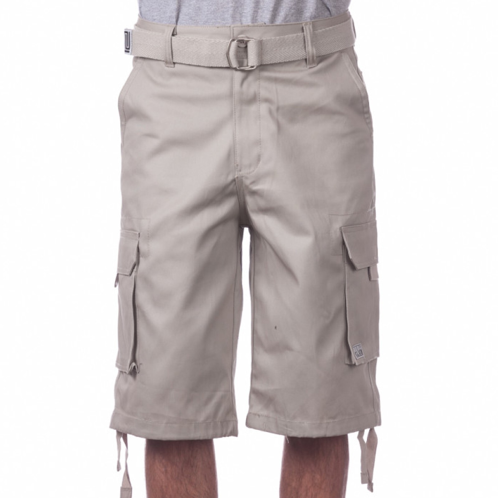 PROCLUB MENS HEAVYWEIGHT TWILL CARGO SHORTS PRO CLUB 6 POCKETS SHORTS (S-5XL)