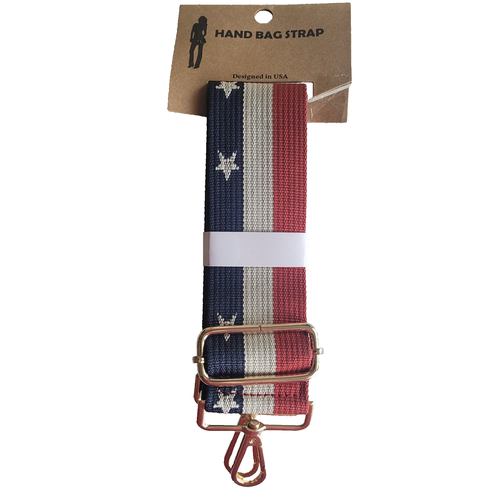 Adjustable Wide American FLAG Crossbody Strap Handbag Cell Phone Carry Lanyard