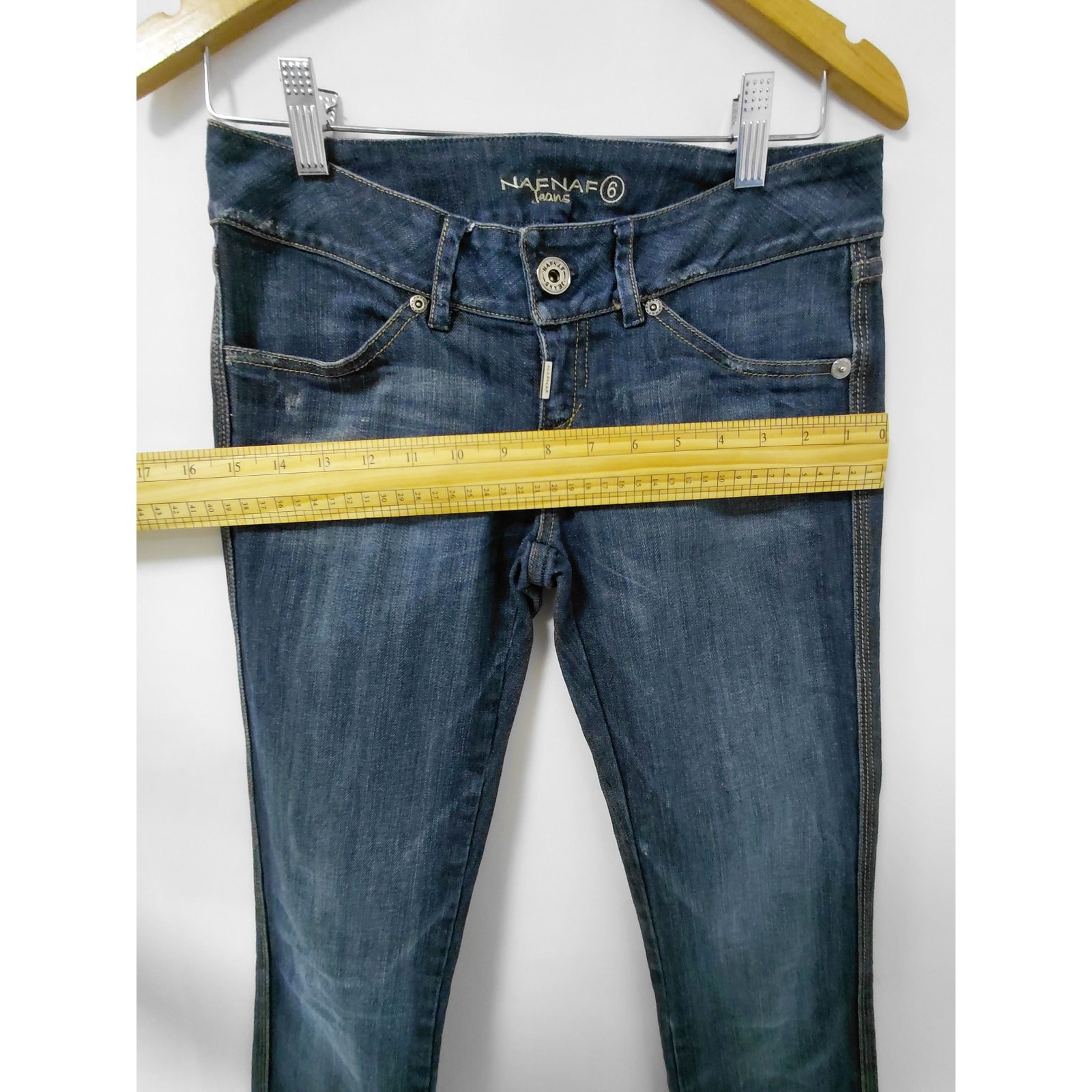 NAF NAF Jeans Blue Denim Mid (10-12 in) Regular Women Size 6