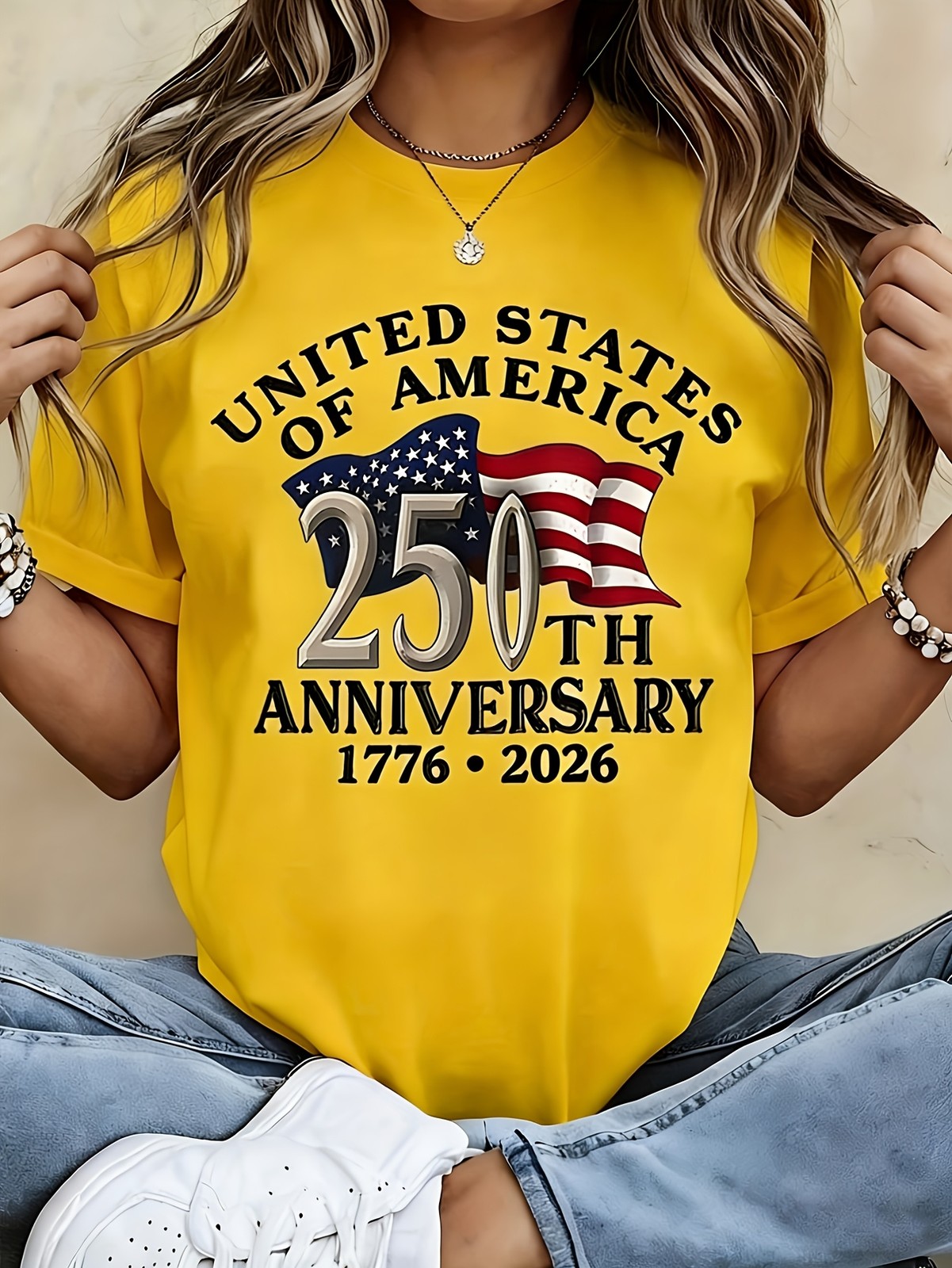 USA 250th Anniversary Shirt 1776 2026 Patriotic American Flag T-Shirt