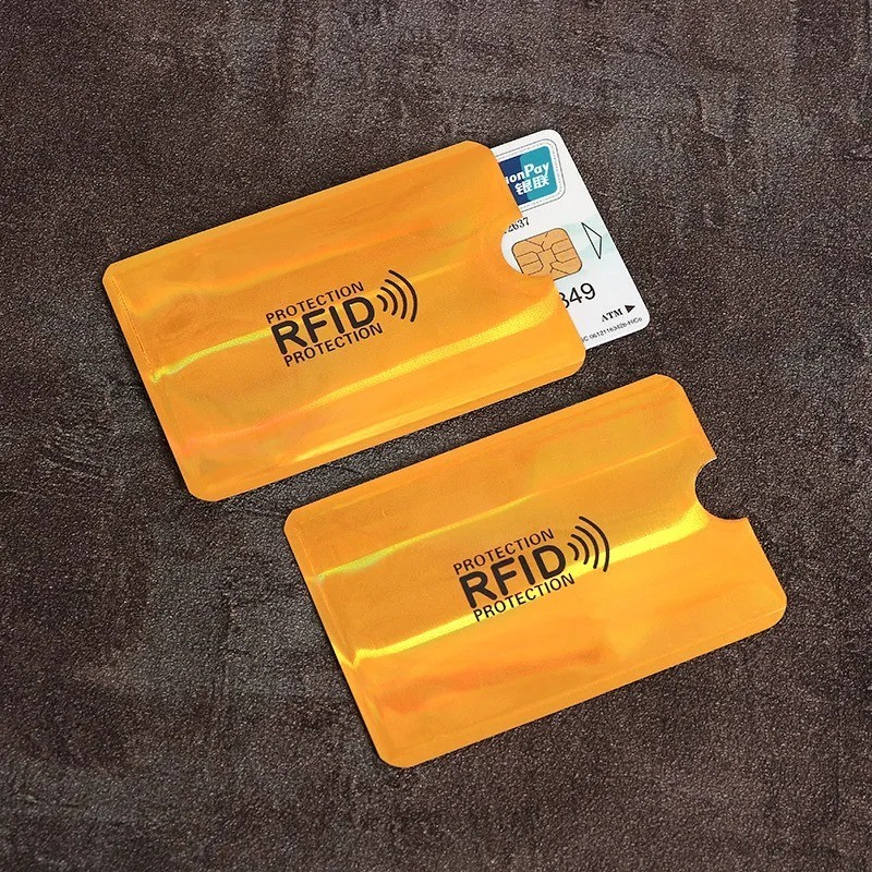 10PCS Anti RFID Blocking Card Sleeve-Secure Credit/Debit Card Holder ID Wallet
