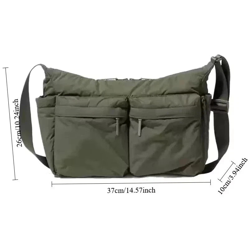 UNIQLO Casual Multi-pocket Messenger Bag Men Women Shoulder Bag Travel Sport Bag