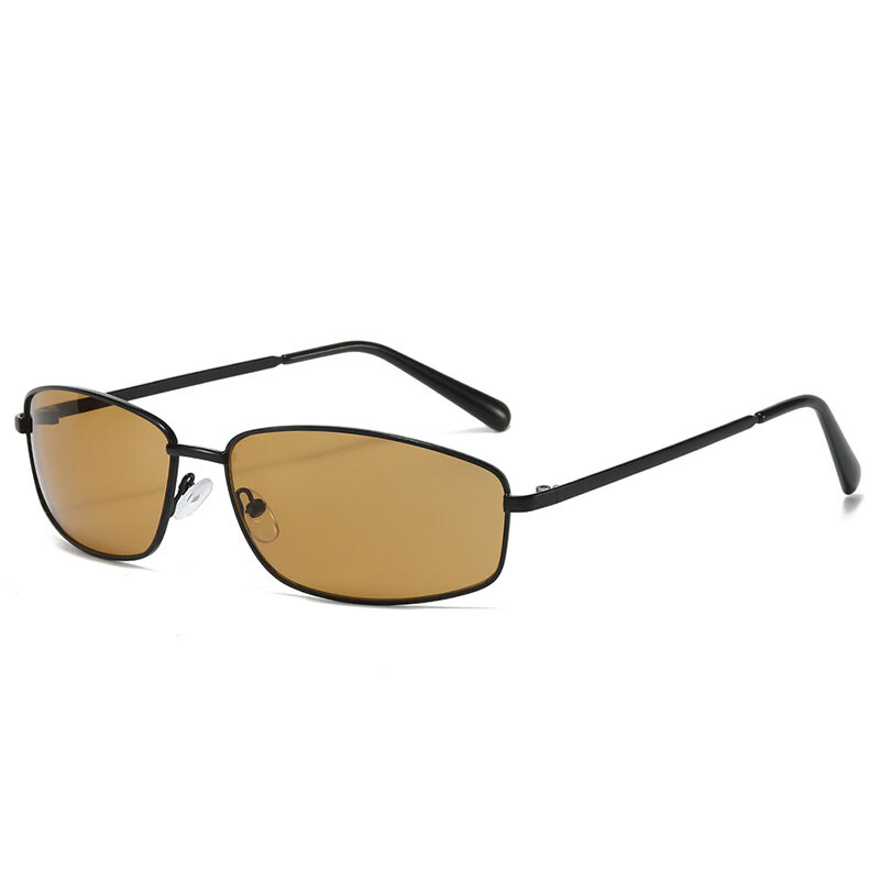 Men Women Metal Small Frame Oval Sunglasses Retro Outdoors Shade Glasses UV400