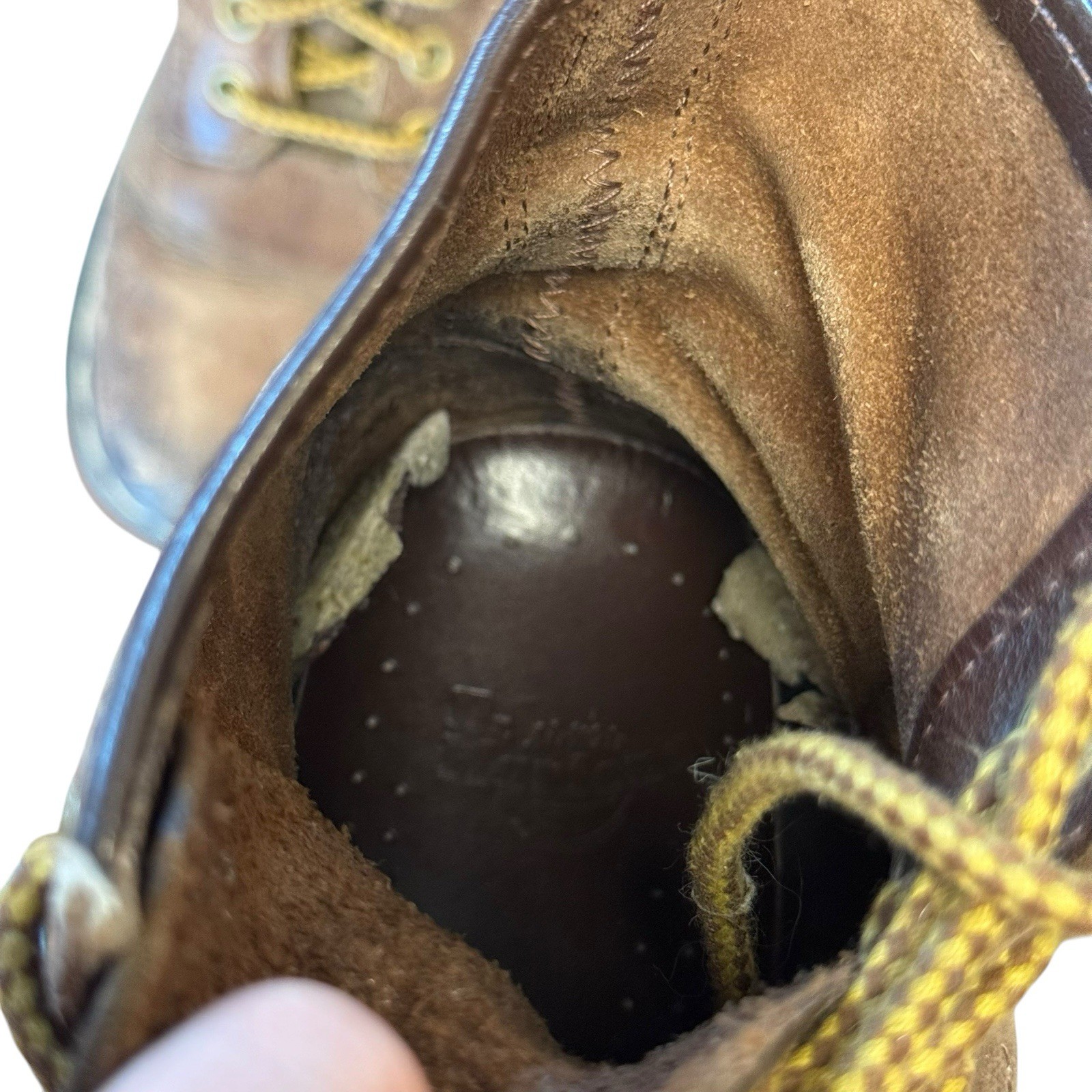 Dr Martens Womens Distressed Brown Leather Boots Size 7? (SEE DESCRIPTION)