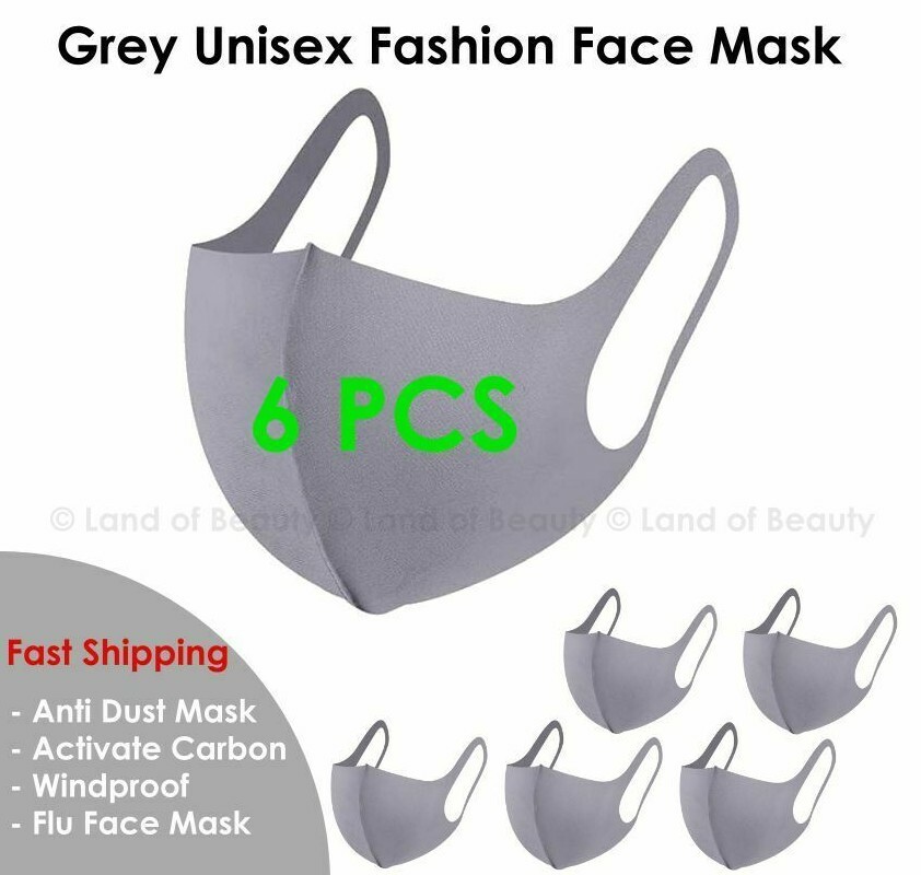 Face Fashion Black Mask Washable 3D/ Ship within 24Hrs (Choose Your Quanitities)