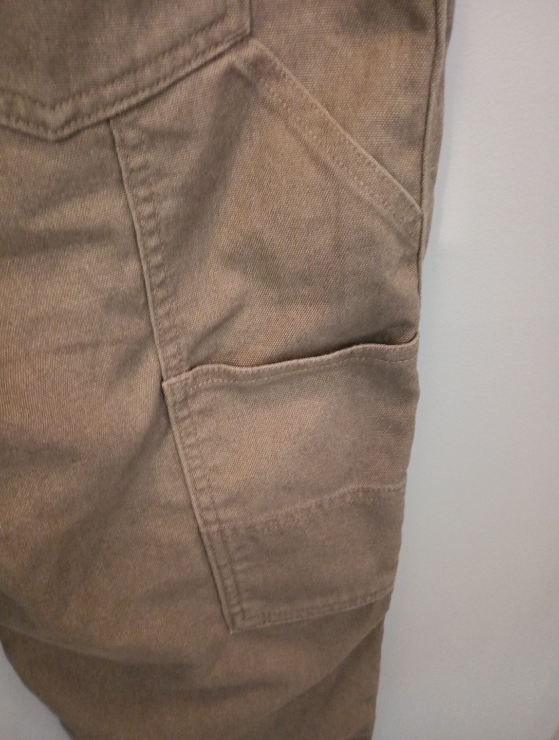 Patagonia All Seasons Hemp Canvas Double Knee Pants Women 6 Tan Hemp Blend