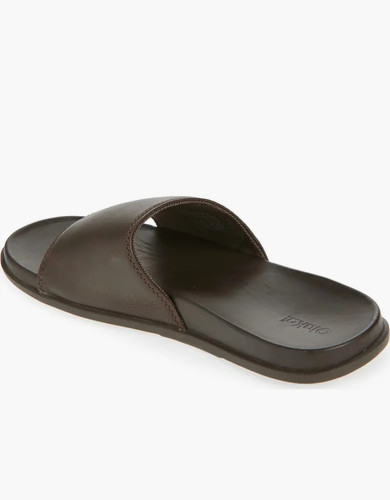 Olukai Men’s Olali Slide Sandals Dark Java Size 9