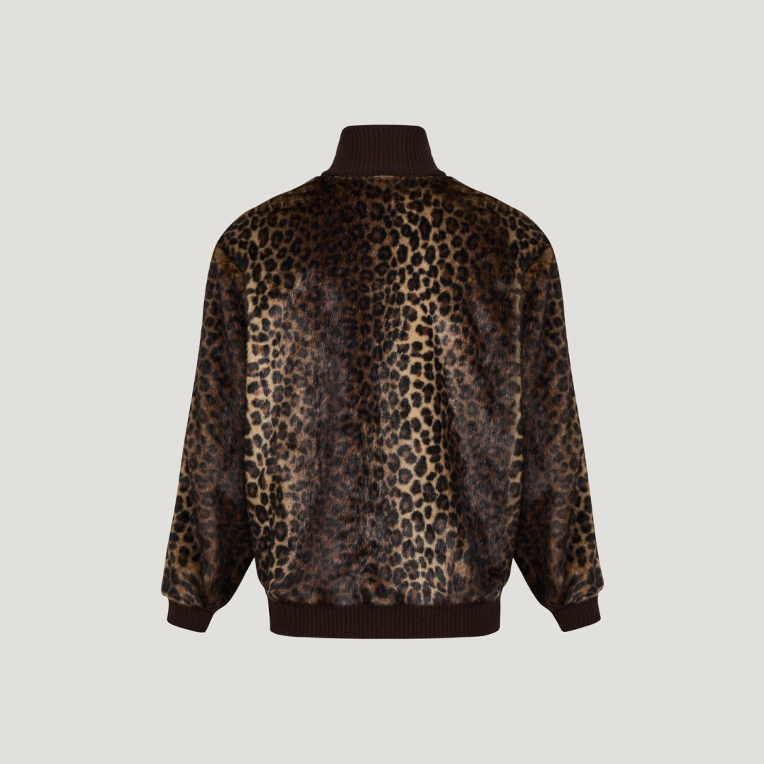 Adidas Originals FW25 JQD TT Track Top Leopard Casual Jacket KU9407 Asian Size