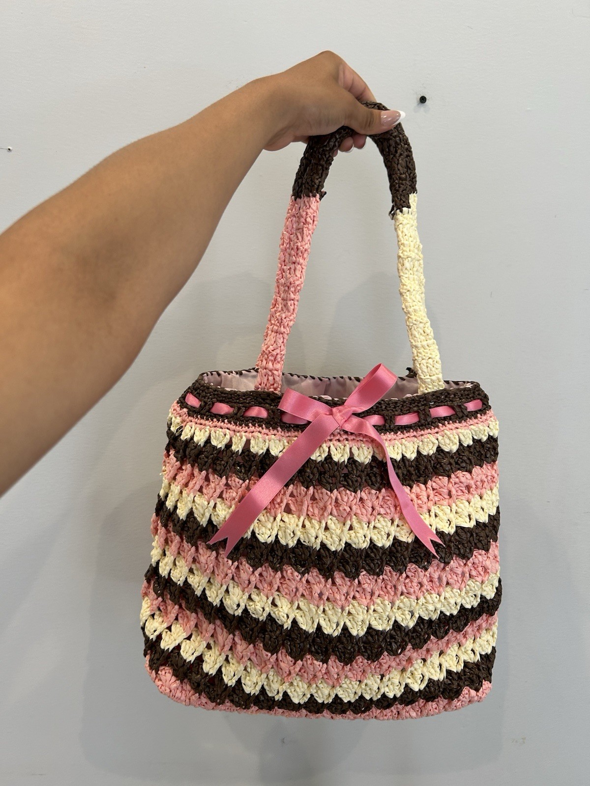 Crochet Tote Bag ￼