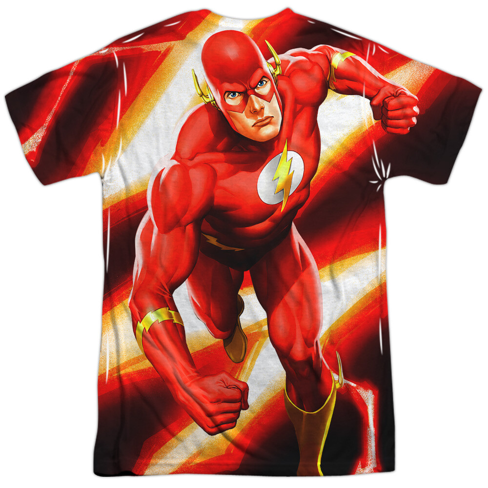 JLA Speed Bolt Unisex Adult Halloween Costume T Shirt, S-3XL