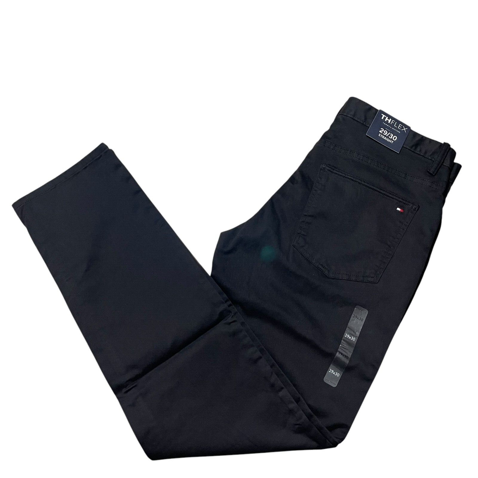 NWT Tommy Hilfiger Men’s Stretch Twill Straight Fit Pants Slimmer Hip and Thing