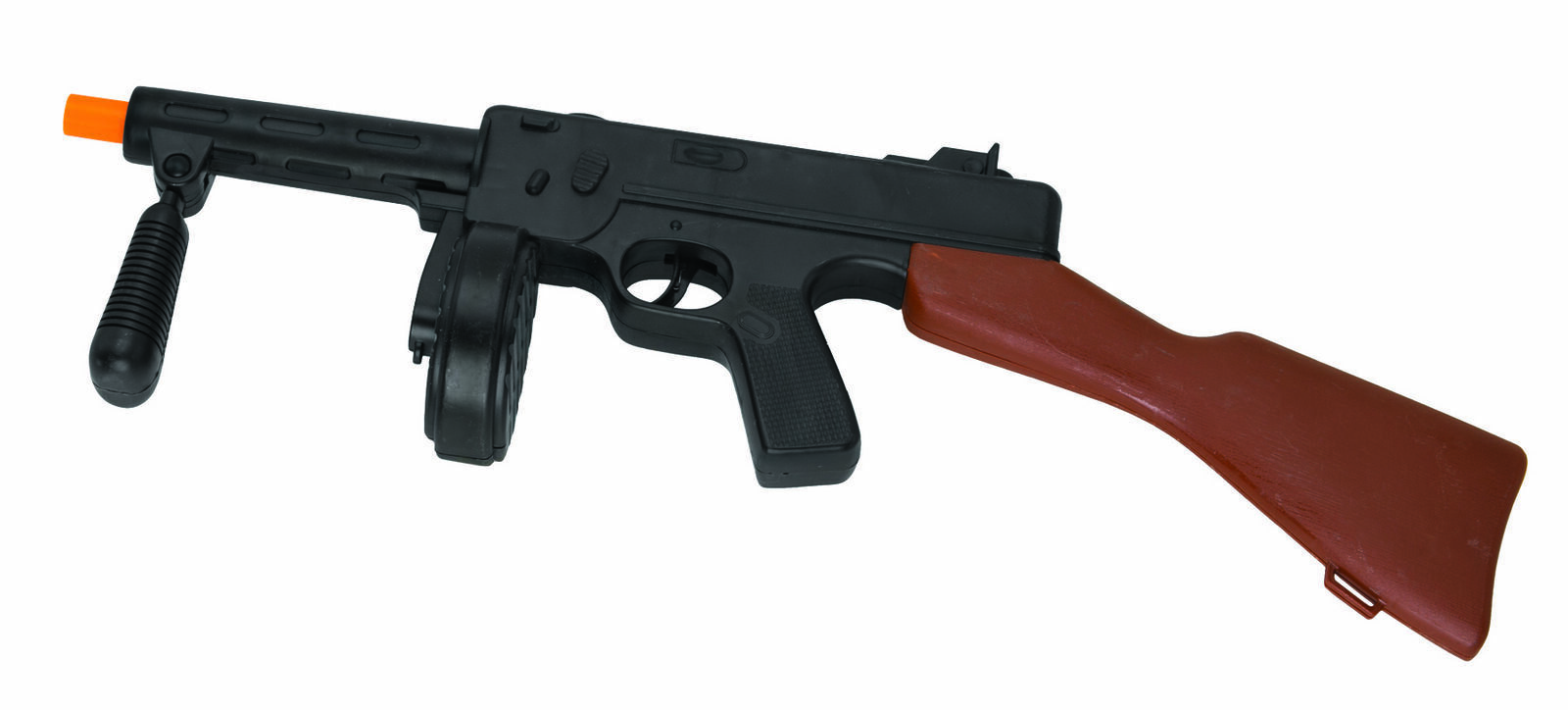 19.5″ Tommy Gun Toy Plastic Thompson Machine Gangster Costume Accessory Noise