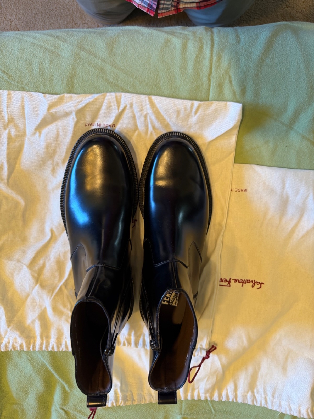 Ferragamo Zip Up Boots – Never Worn – Size 9.5 EE